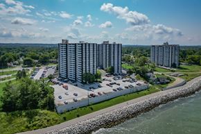 Euclid apartment for rent - Exterior of Water's Edge Apartments on the Lakefront in Euclid OH.