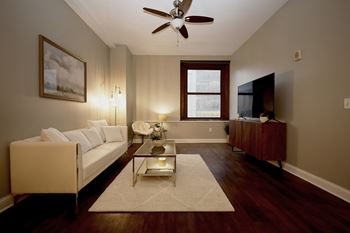 Hard surface flooring in all suites