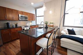 Cleveland apartment for rent - Kitchen at The Terminal Tower Residences Apartments, Ohio, 44113