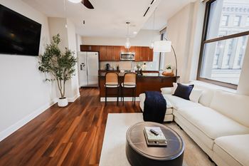 Suites are new construction with 10' ceilings