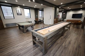 Community lounge & rooftop deck*
