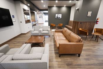 Community lounge & rooftop deck*