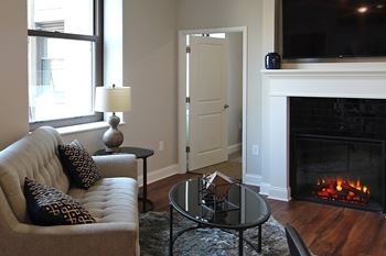 Fireplace (select suites)