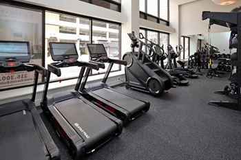 Free 24/7 resident fitness center with fob access