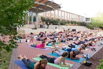 Yoga and fitness class venue