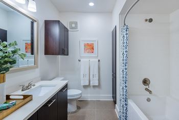 Spa-inspired bathrooms with large soaking tubs
