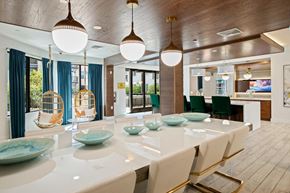 Raleigh apartment for rent - Clubroom with Dining Table