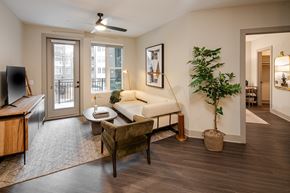 Raleigh apartment for rent - The Line two bedroom living room