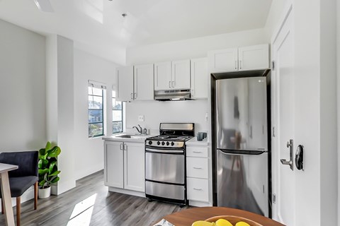 Floor plan for studio, 1 bath, 297 sqft