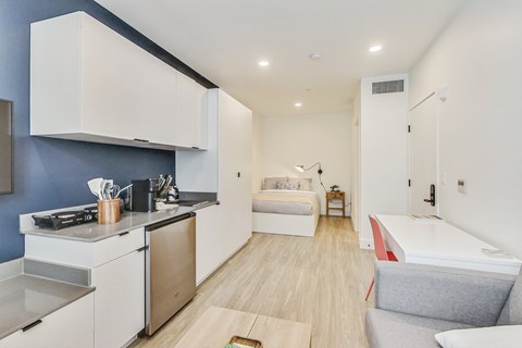 Floor plan for studio, 280 sqft