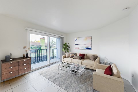 Floor plan for 3 beds, 2 baths, 1000 sqft