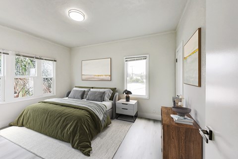 Floor plan for 2 beds, 1 bath, 500 sqft