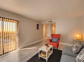 Oakland apartment for rent - Living room