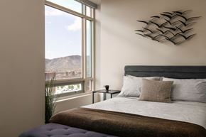 Glendale apartment for rent - Bedroom with large windows