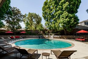 Palo Alto apartment for rent - Swimming Pool With Lounge Chairs at Palo Alto Place, California, 94306