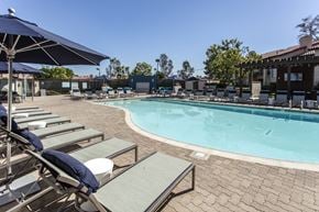 Laguna Niguel apartment for rent - Outdoor pool with lounge chairs at Pointe Niguel, California