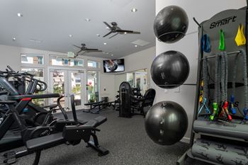 Indoor gym and fitness center
