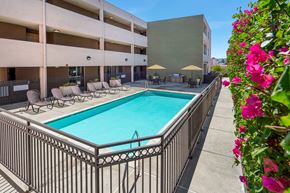 Valley Village apartment for rent - Pool with lounge seating