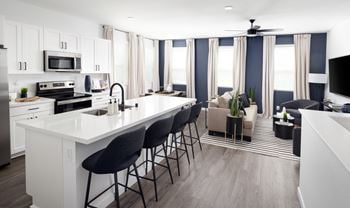 Open-concept floor plans