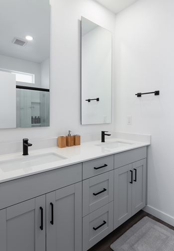 Double vanity bathroom*