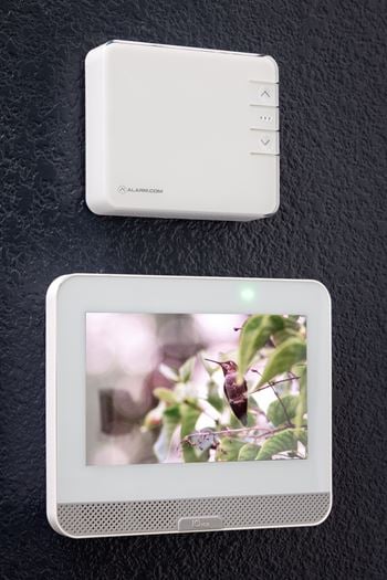 Smart home features - thermostat, garage door, and water heater