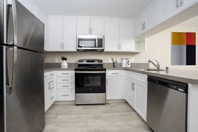 Westminster apartment for rent - Kitchen at 55+ FountainGlen Goldenwest Senior Apartments, Westminster