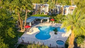Scottsdale apartment for rent - Aerial  View of Pool at Monaco at McCormick Ranch, Scottsdale, AZ, 85258