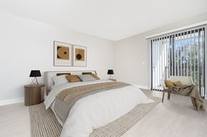 Lake Forest apartment for rent - Bedroom with balcony entrance at Ridgecrest, Lake Forest, California