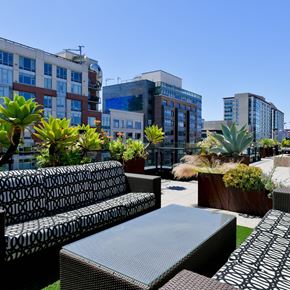 San Francisco apartment for rent - Outdoor Patio at Arc Light, San Francisco California