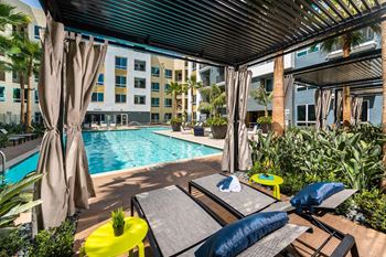 Poolside lounge