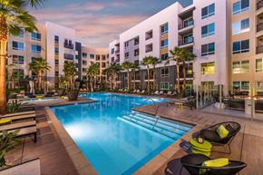 Irvine apartment for rent - Twilight Pool at Rize Irvine, Irvine, California