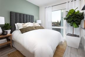 San Jose apartment for rent - furnished bedroom