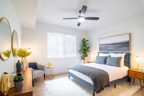 Broomfield apartment for rent - Bedroom with Hardwood-Style Flooring at Terracina, Broomfield, 80020