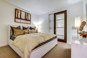 San Francisco apartment for rent - Apartments - Bedroom With Plush Carpeting and Modern Decor at Venue, San Francisco, CA