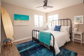 San Diego apartment for rent - Bedroom with windows at Driftwood, San Diego, California