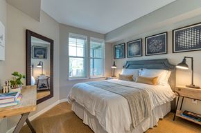 Danville apartment for rent - One Bedroom Apartments in Danville CA - Alexan Downtown Danville - Bedroom with Plush Carpeting