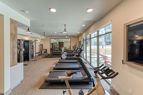 Danville apartment for rent - A gym with treadmills and other exercise equipment.