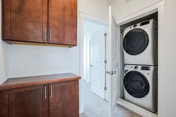 High efficiency washer and dryer