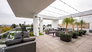 Rooftop lounge