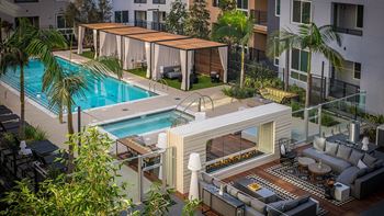 Drone pool view