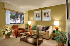 Playa Vista apartment for rent - a living room with a couch and a table