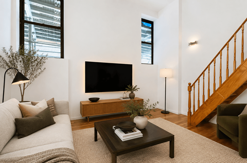 Floor plan for 4 beds, 2 baths, 850 sqft