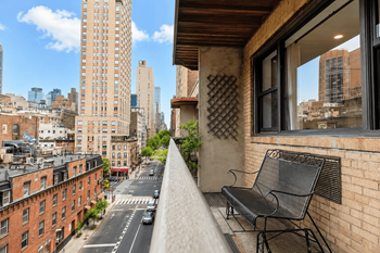 Select units with balconies