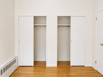 Ample closet space