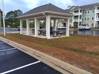 Sheltered gazebo