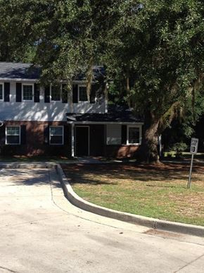 Ridgeland apartment for rent - A house with a sign in front of it.