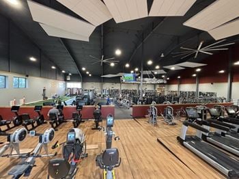 Modern fitness center