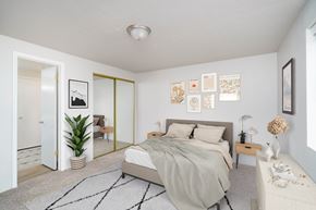 Coeur Dalene apartment for rent - Bedroom With Closet at Ironwood Apartments, Coeur dAlene