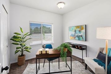 Richland apartment for rent - a living room with a desk and a couch