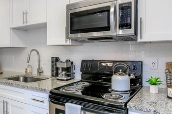 Kitchen with appliances